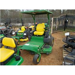 JOHN DEERE 997Z TRACK ZERO TURN LAWN MOWER, S/N 055080 CANOPY, 60" MOWER DECK, METER READING 1,022 H