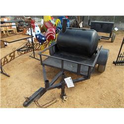 BAR-B-QUE GRILL, MTD ON S/A TRAILER