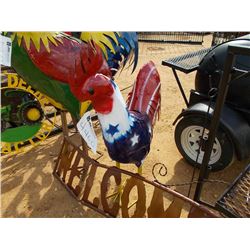 4' METAL ROOSTER