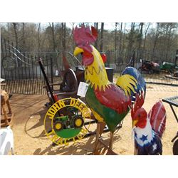 6' METAL ROOSTER