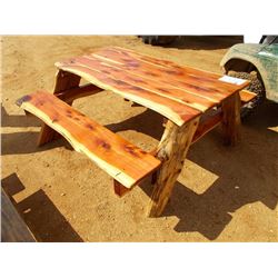 64" CEDAR PICNIC TABLE