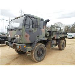 1995 STEWART & STEVENSON M-1078 S/A CARGO TRUCK, S/N AT2159BAGD, CAT DIESEL ENG, AUTO TRANS, 395/85R