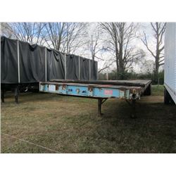 CLARK 45' T/A FLATBED TRAILER, S/N 1CD2L4528PA004514, 11R24.5 TIRES
