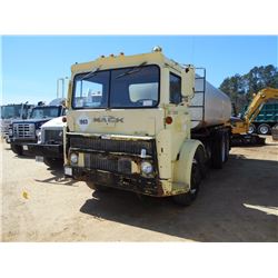 1974 MACK MB-600 PETROLEUM TRUCK, S/N MB607S3790, MACK DIESEL ENG, 5 & 2 SPD TRANS, 40K REARS, 12K F