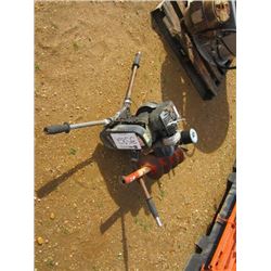 GOUND HOG GAS AUGER, 8" AUGER BIT