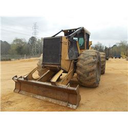 TIGERCAT 620D GRAPPLE SKIDDER, S/N 6205540 (12 YR) DUAL ARCH, WINCH, ECAB W/ AIR, METER READING 7,81