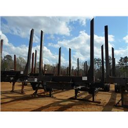 1999 MAGNOLIA 4 BOLSTER LOG TRAILER, S/N 1M9BA4225X1435223, 295/75R22.5 TIRES