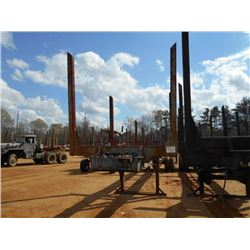 PITTS 4 BOLSTER LOG TRAILER, S/N PE9LT40T3NP852493, 11R24.5 TIRES