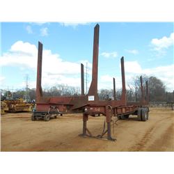 MAGNOLIA 4 BOLSTER LOG TRAILER, S/N 1M9BA4025P1435022, 11R24.5 TIRES