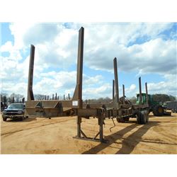 1994 MAGNOLIA 4 BOLSTER LOG TRAILER, S/N 1M9BA4028R1435034, 11R24.5 TIRES (BILL OF SALE ONLY)