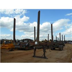 4 BOLSTER LOG TRAILER, S/N , 11R24.5 TIRES