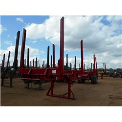 1985 PITTS 4 BOLSTER LOG TRAILER, S/N T428848, 11R24.5 TIRES (BILL OF SALE ONLY)