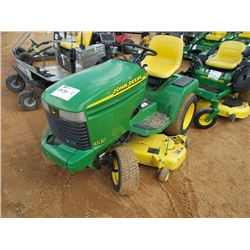 JOHN DEERE 345 RIDING LAWN MOWER, S/N 041246, 48" DECK, GAS ENG