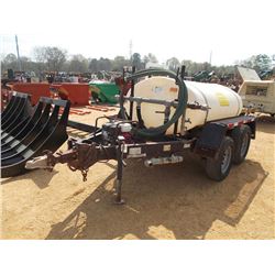 2006 WYLIE WATER WAGON, 500 GALLONS ,HONDA GAS ENG W/PUMP,SPRAY BAR MTD ON T/A TRAILER, S/N 1W9TW132