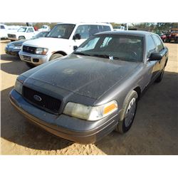 2006 FORD CROWN VICTORIA, S/N 2FAHP71WD6X143556, GAS ENG, AUTO TRANS