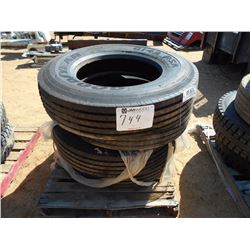 1 LOT (4) 10R22.5 TIRES (COUNTY OWNED)