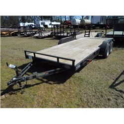 2014 CAROLINA TRAILERS 18' T/A TAG TRAILER, S/N 5UNUS1825ER000920,