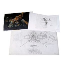 Betty Original Drawings and Copies of Concept Sketches