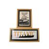 Image 1 : Titanic Framed Photos Movie Props