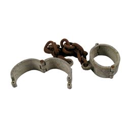 Saw III Ankle Cuffs Movie Props