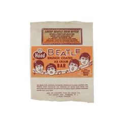 Beatles Original 1965 Hood Dairy Ice Cream Bar Wrapper