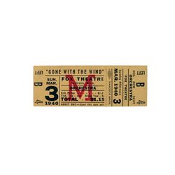 Gone With The Wind Original Matinee Ticket