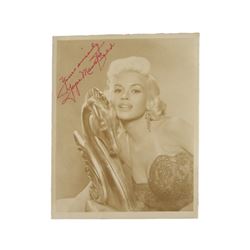 Jayne Mansfield Signed Photo