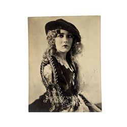 Mary Pickford Original Signed Photo