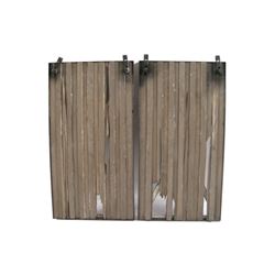 Dante's Peak Wood Panels and Door Movie Props