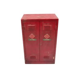 Dante's Peak Red Miniature Oxygen Locker Movie Props