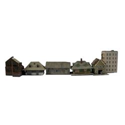 Grant McCune Design Studio  6 Miniature Buildings Movie Props