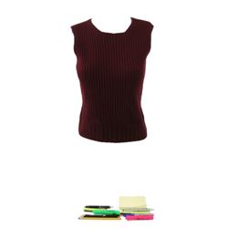 Man of Steel Lois Lane's (Amy Adams) screen worn brown sleeveless sweater and movie props