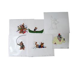 All Dogs Go to Heaven Hand Drawn and Painted Animation Cells