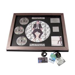 Justin Timberlake Futuresex/Love Sounds Triple Platinum Display Movie Props
