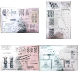 Coronado Original Pencil Drawings Details