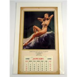 Pin Up Dream Girl 1959 Calendar