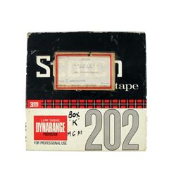 2001 A Space Odyssey Original Production Sound Tape Movie Props