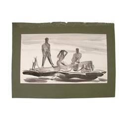 Abandon Ship (1957) Ray Harryhausen Artwork Movie Props