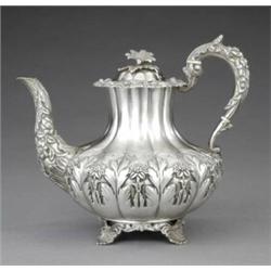 A good William IV Irish coffee pot,...