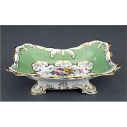 A small oblong dish,...