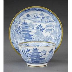 A tea bowl and saucer,...