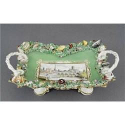 A concave oblong basket,...