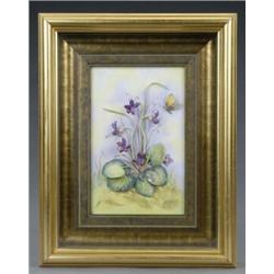 A Connoisseur of Malvern 'Shakespeare's Flowers' plaque,...