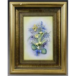 A Connoisseur of Malvern 'Shakespeare's Flowers' plaque,...