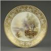 Image 1 : A Royal Worcester cabinet plate,...