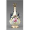 Image 1 : A Royal Worcester bottle shape vase,...