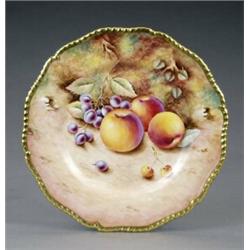A Royal Worcester plate,...