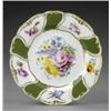 Image 1 : A Bloor Derby 'Trotter ' pattern dessert plate,...