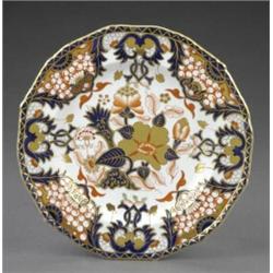A Stevenson & Hancock Derby dessert plate,...