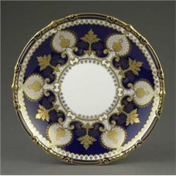 A Royal Crown Derby cabinet plate,...